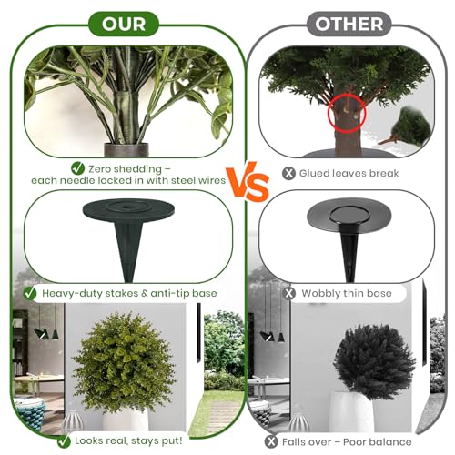 Front Porch Decor - Indoor/Outdoor Faux Plants