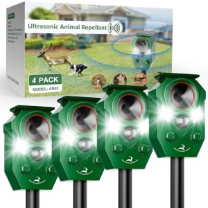 Waterproof Deer Repellent Device with LED Flashing Lights