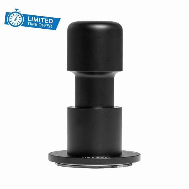 TIMEMORE 58mm Espresso Tamper - Stainless Steel & Aluminum Impact Tamper with Sound Feedback for Barista