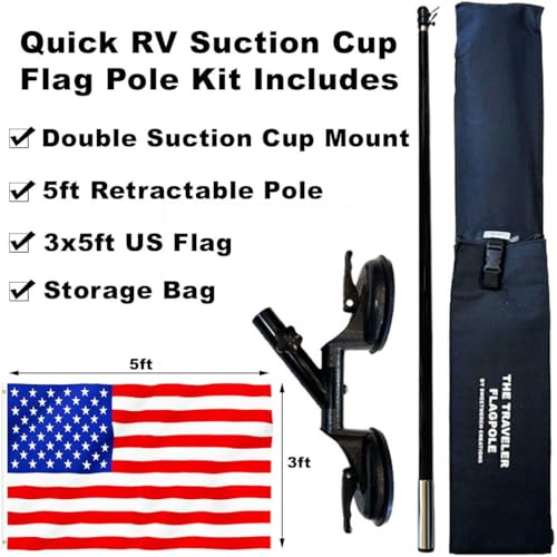 A Beautiful 3'x5' US Flag And A Storage Bag.