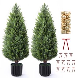 Lush Thick Greenery UV Rated Artificial Plants for Outdoor Planters Decor