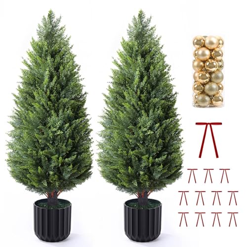 Lush Thick Greenery UV Rated Artificial Plants for Outdoor Planters Decor