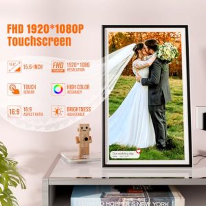 64GB Electronic Photo Frame Wall Mountable for Home Decor