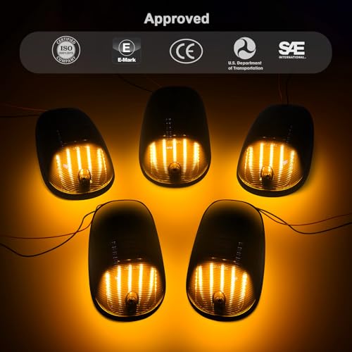 Smoked Lens Amber LEDs