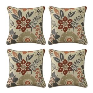 16" x 16" Outdoor Pillow Set for Couch Bed Throw Patio Sofa