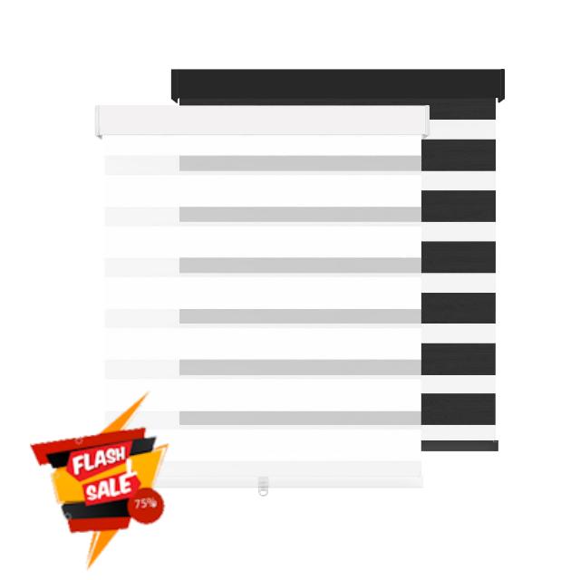 Cordless Zebra Blinds for Windows (36" W X 72" H