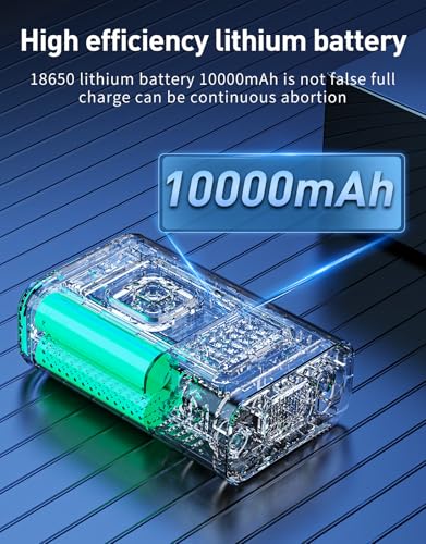 Rechargeable Air Pump with Digital Pressure Gauge and LED Lighth