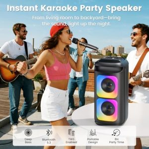 Portable Bluetooth Karaoke for Adults