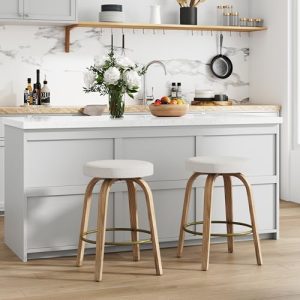 24" Counter Height Backless Bar Stool