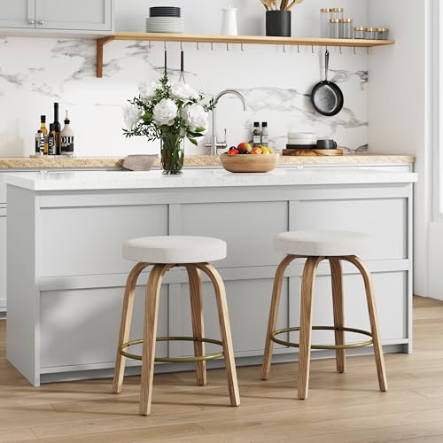 24" Counter Height Backless Bar Stool