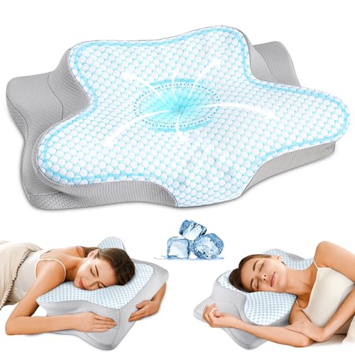 Contour Neck Pillow Cooling Memory Foam Pillows