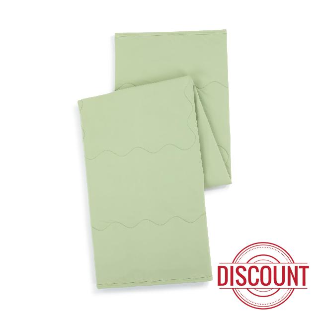 DEMDACO Weighted Cooling Lap Throw Blanket from Comfort Collection 50 x 60 Inch Polyester Sage Green