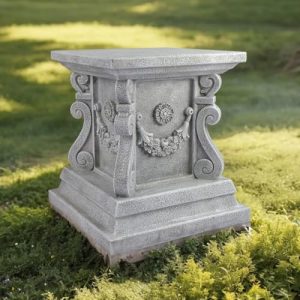 Indoor Outdoor Sculptural Garden Plinth Base Statue Riser Home Decoration