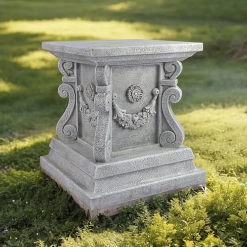 Indoor Outdoor Sculptural Garden Plinth Base Statue Riser Home Decoration