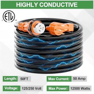 NEMA 14-50P to SS2-50R Twist Lock Design
