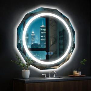 24" Lighted Bathroom Vanity Mirror - Touch Control