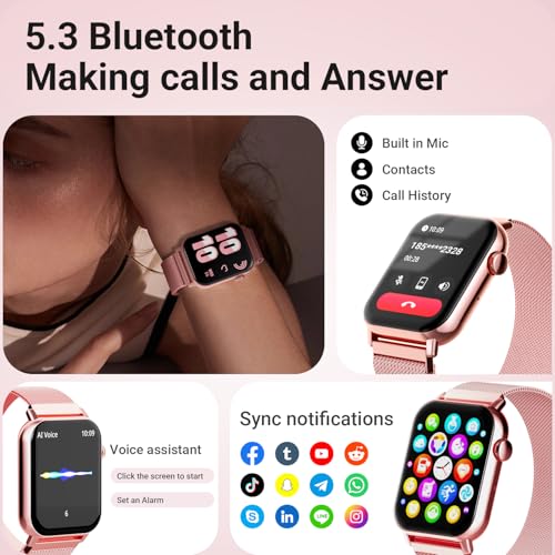 1.83" HD Fitness Tracker (Answer/Make Calls)
