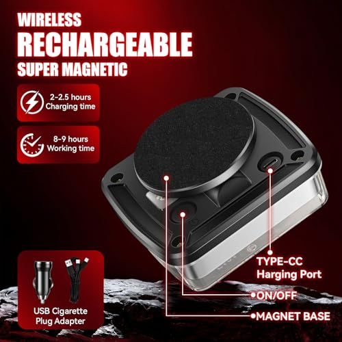 Rechargeable Wireless Tail Lights For Trailer