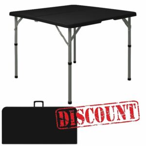 34" Square Folding Table