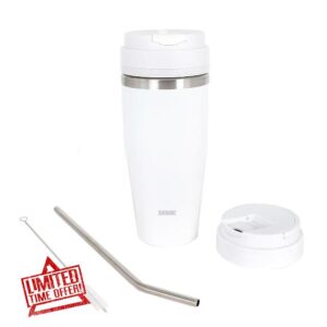 Ice Shave 2-in-1 Stainless Steel Vacuum Tumbler & Cordless Blender - 28oz