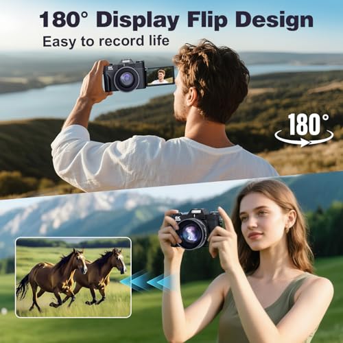 Compact Travel Beauty Camera for Teens