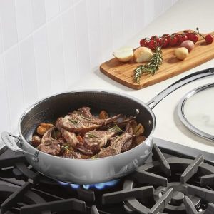 5-Quart Sauté Pan with Cover and Helper