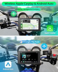 5 Inch IP65 Waterproof Motorcycle Carplay Touch Screen