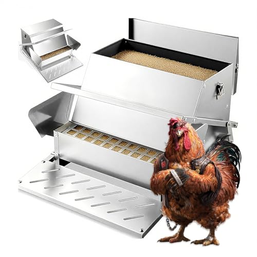 Rat Proof Chicken Feeder with Pedals