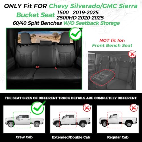 Crew Cab 1500 2019-2025 & 2500HD 2020-2025