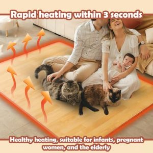 Electric Heating Carpet Heated Area Rug