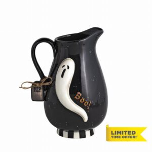 Mud Pie Halloween Glow in the Dark Ghost Pitcher