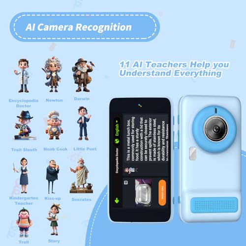 Kids Toys for 4 5 6 7 8 9 10 11 12 with 32GB SD Card Blue