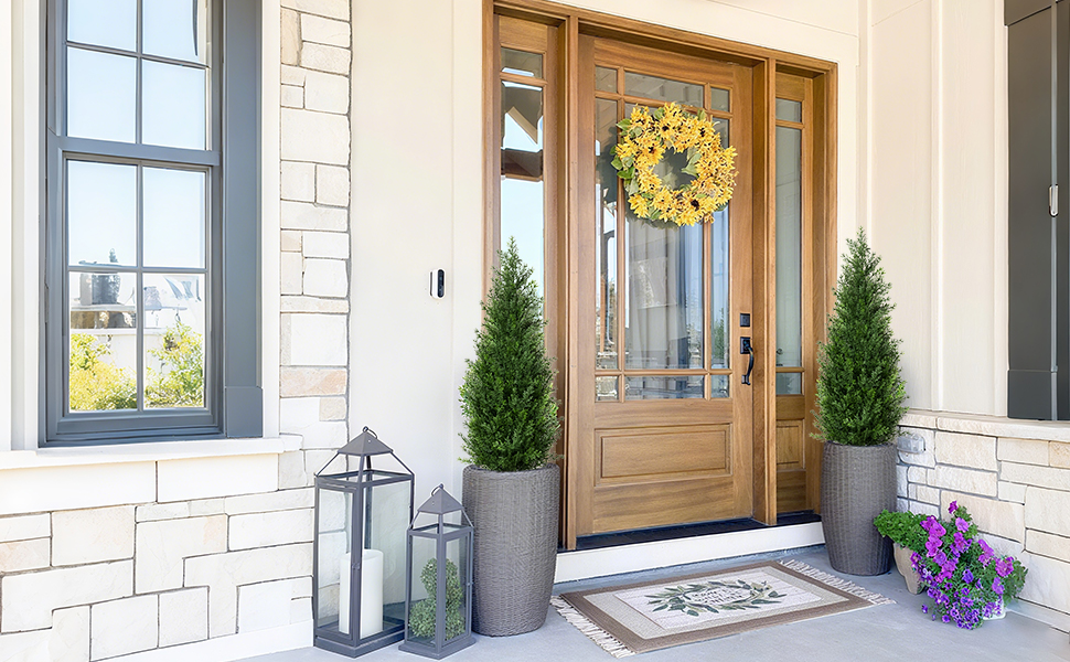 Artificial Cedar Topiary Trees