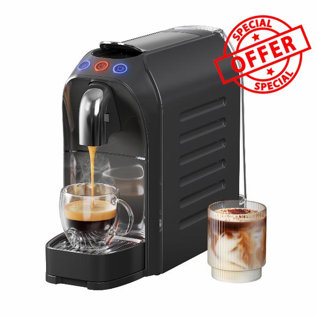 Espresso Capsule Machine Single Serve Coffee Maker Compatible with N Original Pods - 20Bar Barista Pump for Home Espresso & Lungo