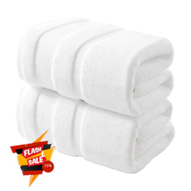 REDKISS 100% Cotton Bath Towels Set of 2