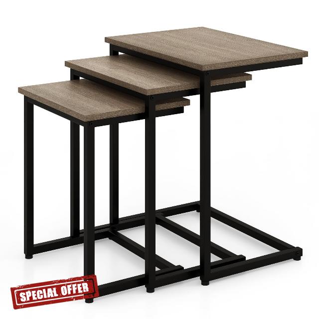 Nightcore Nesting Coffee Table Set of 3