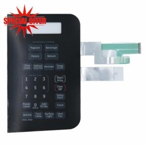 WB56X10822/WB56X10826 Compatible with GE Microwaves Touch Control Panel Membrane Switch Touchpad
