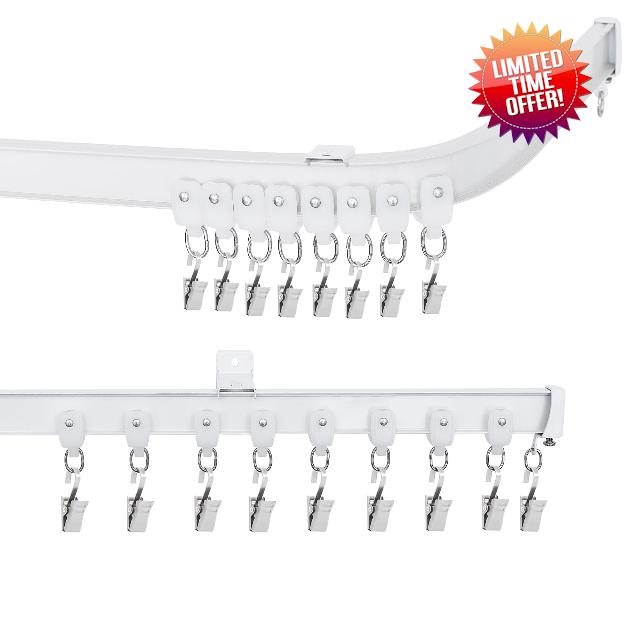 Flexible Bendable Ceiling Curtain Track