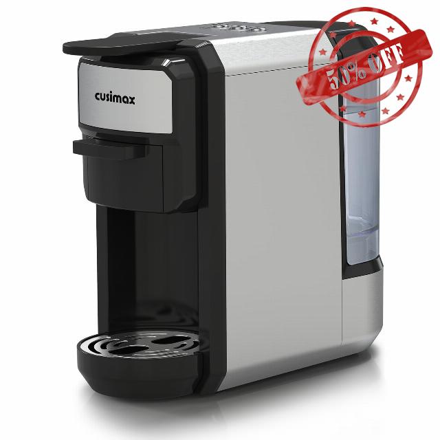 Espresso Machine with 2-in-1 Coffee Pods