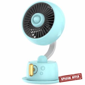 Magnetic Aromatherapy Desk Fan - 10Hrs Battery