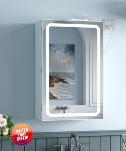 Rovaurx Medicine Cabinet with Mirror