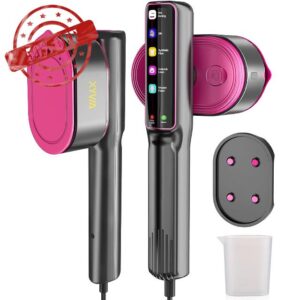 Handheld Garment Steamer 15-Second Fast Heat-Up 5 Mode LCD Touch Display Portable 1200W Steamer for Clothes 110ml Tank Wet/Dry Ironing for Travel Home & Business