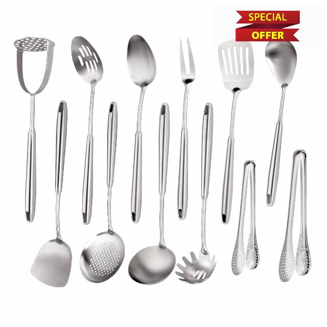 18/10 Stainless Steel Kitchen Utensils Set