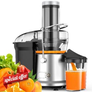 1200W Juicer Machines with 3.2" Feed Chute for Whole Fruits and Vegs