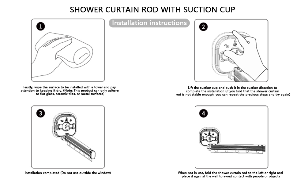 angled shower curtain rod