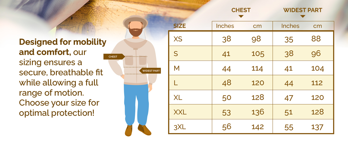 ventilated bee jacket bee jacket for men sting proof bee keeping jacket