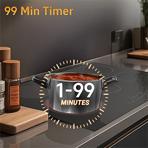 No electromagnetic radiation electric cooktop suitable for family