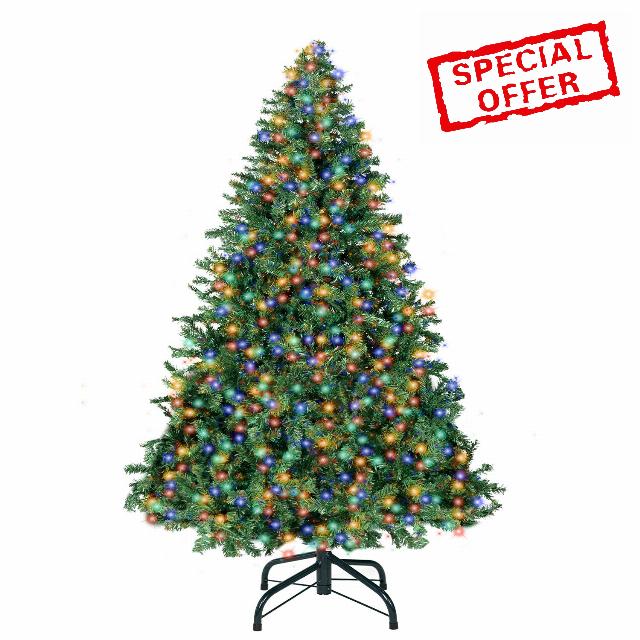 ININ 4FT Prelit Christmas Spruce Artificial Tree with Led Lights