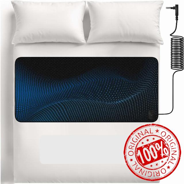 Grounding Mat for Bed – King Size – Earthing Mat Grounding Pad PU Leather Conductive Sleep Pad with Breathable Surface