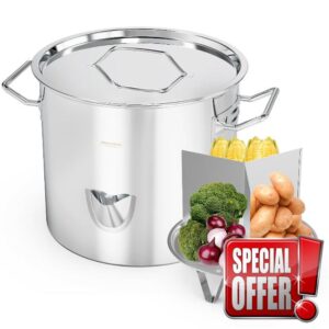 ROVSUN 24QT Stainless Steel Tamale Steamer Pot